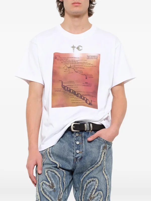 THUG CLUB Fashion Hell graphic-print T-shirt | White | FARFETCH