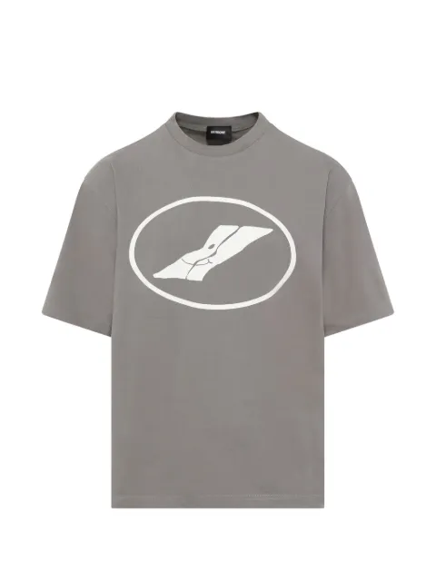 We11done round-neck logo-detail T-shirt