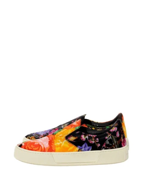 Balenciaga tenis slip-on con estampado floral