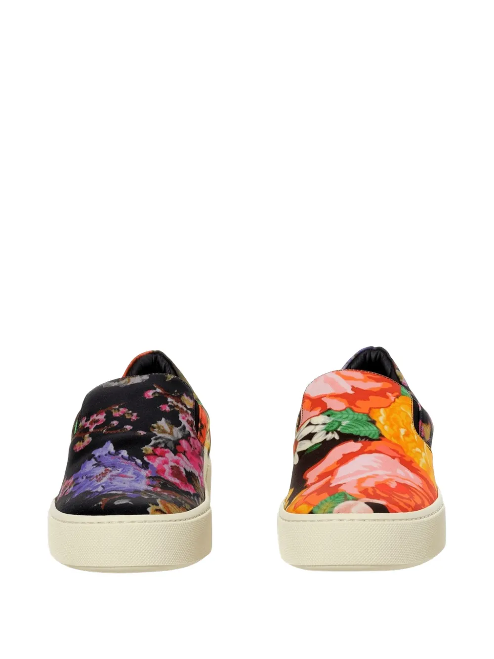 Balenciaga floral-print slip-on sneakers Zwart