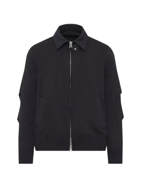 sacai Weathercloth X knit jacket