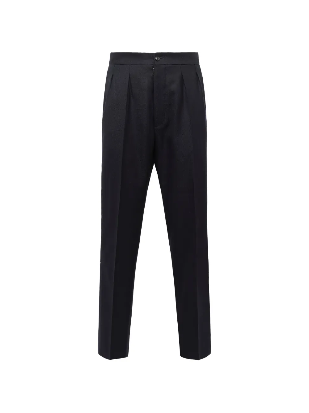 Maison Margiela pleated wool trousers - Blu