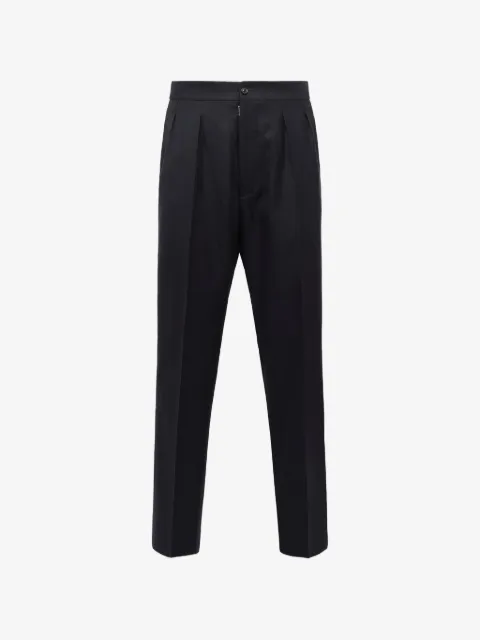 Maison Margiela pleated wool trousers