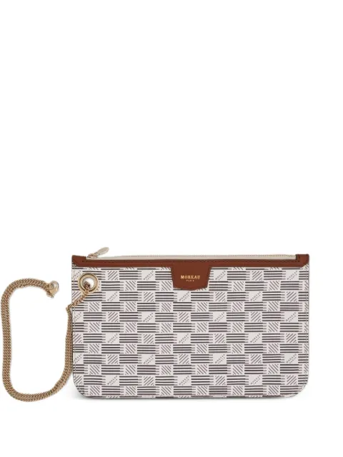 Moreau Saint Tropez Marina signature-motif pouch
