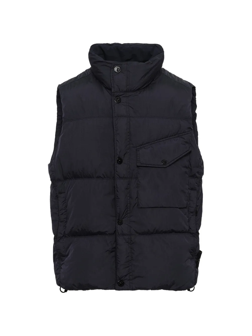 Stone Island padded high-neck gilet - Blau