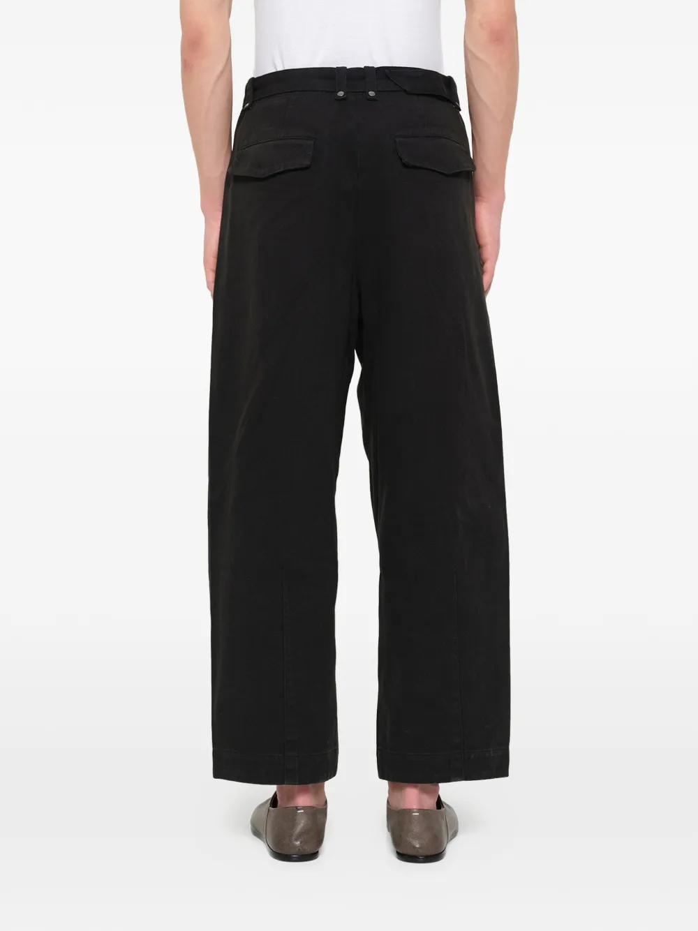 ENTIRE STUDIOS Gully straight broek Zwart