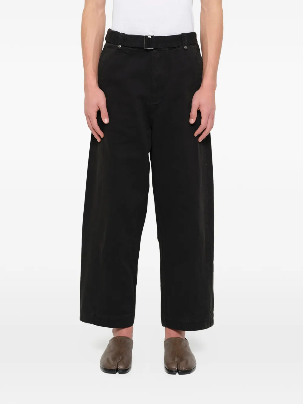  Entire Studios Pantalones Rectos Gully - Negro 