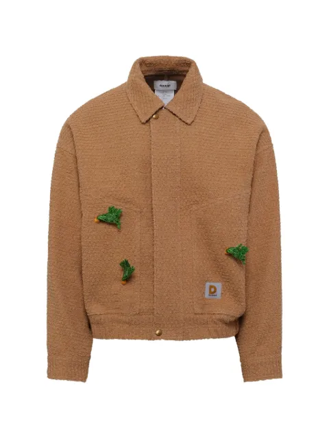 Doublet Tilled Field carrot-embellished jacket