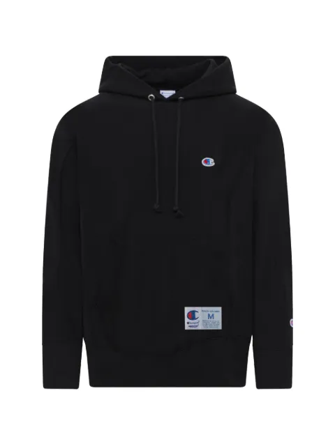 Undercover x UC logo-patch drawstring hoodie