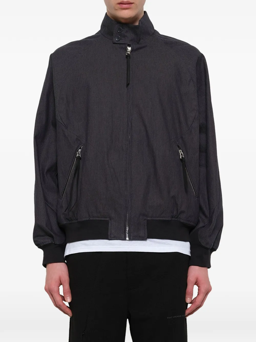 Post Archive Faction Opening Bomber Jacket | Grey | FARFETCH