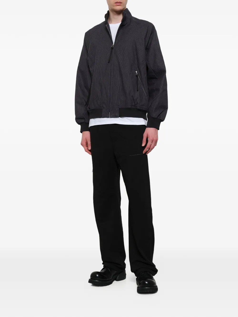 Post Archive Faction Opening Bomber Jacket | Grey | FARFETCH