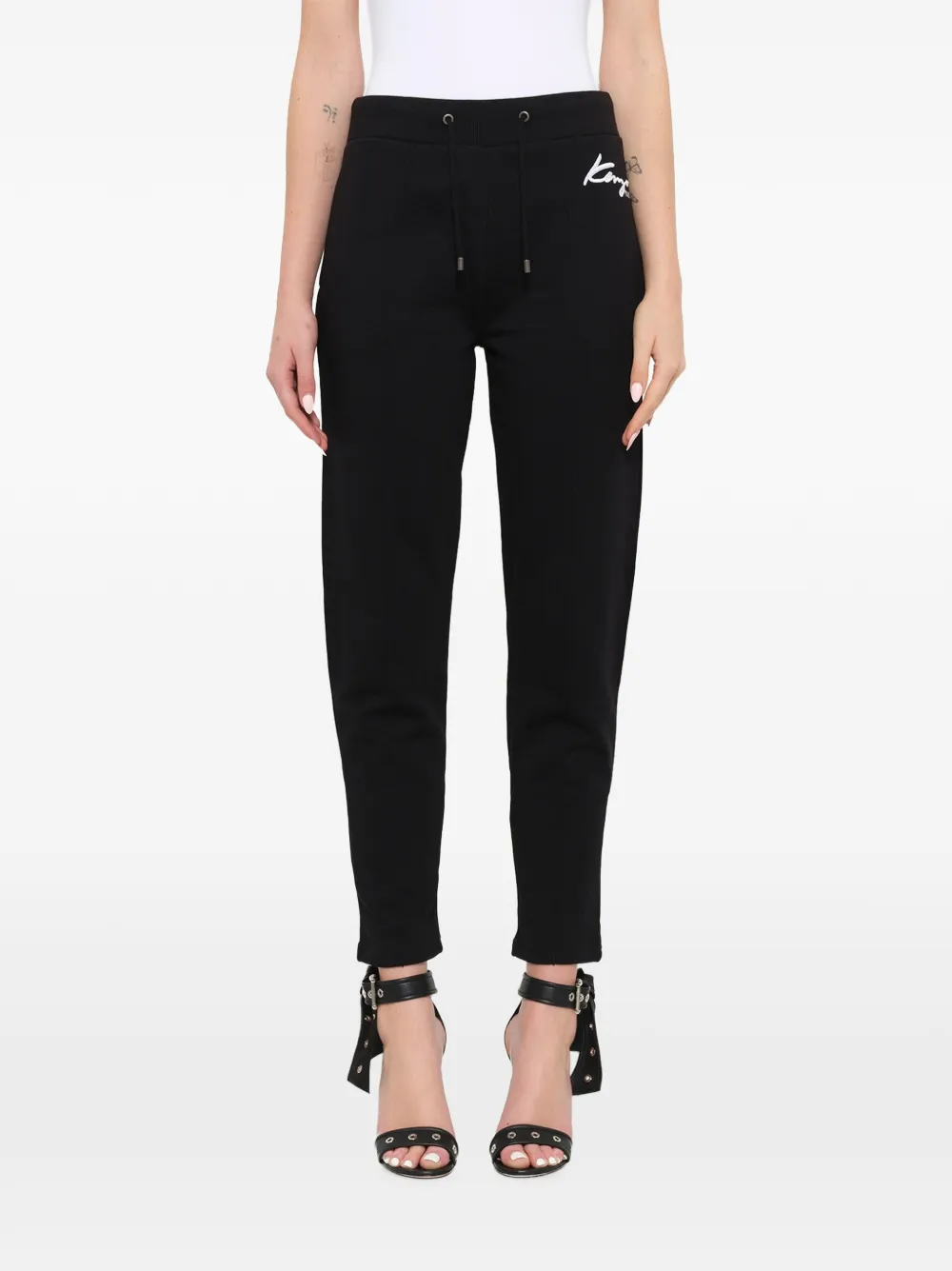 Kenzo logo-print drawstring trousers