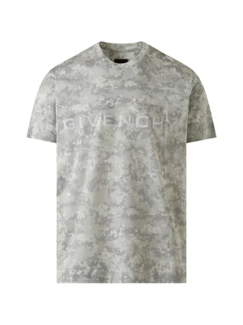 Givenchy playera con estampado militar