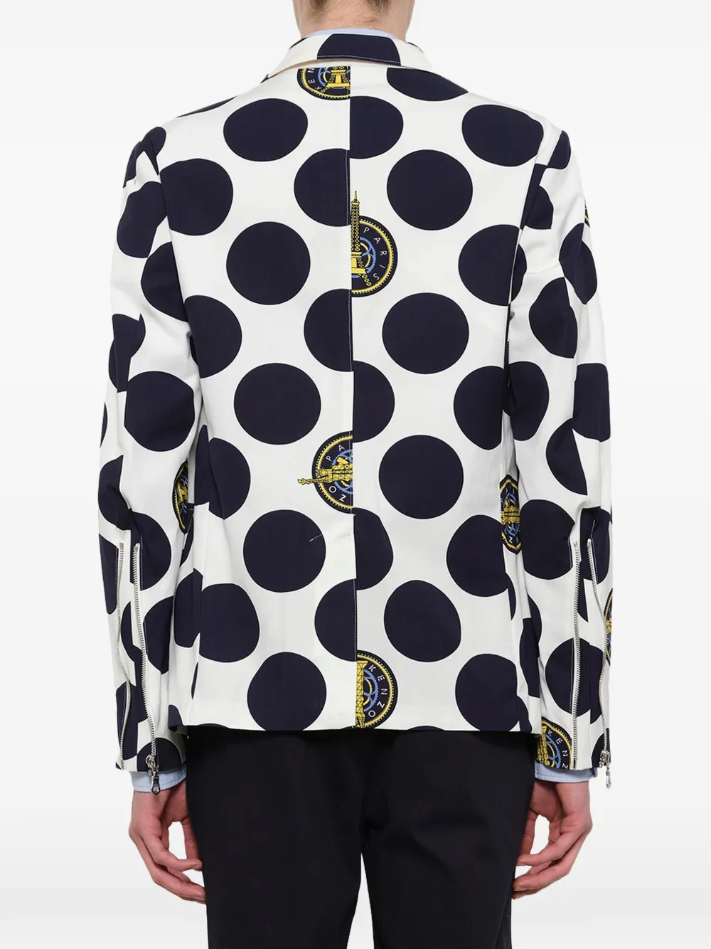 Kenzo Blazer met dubbele rij knopen Wit