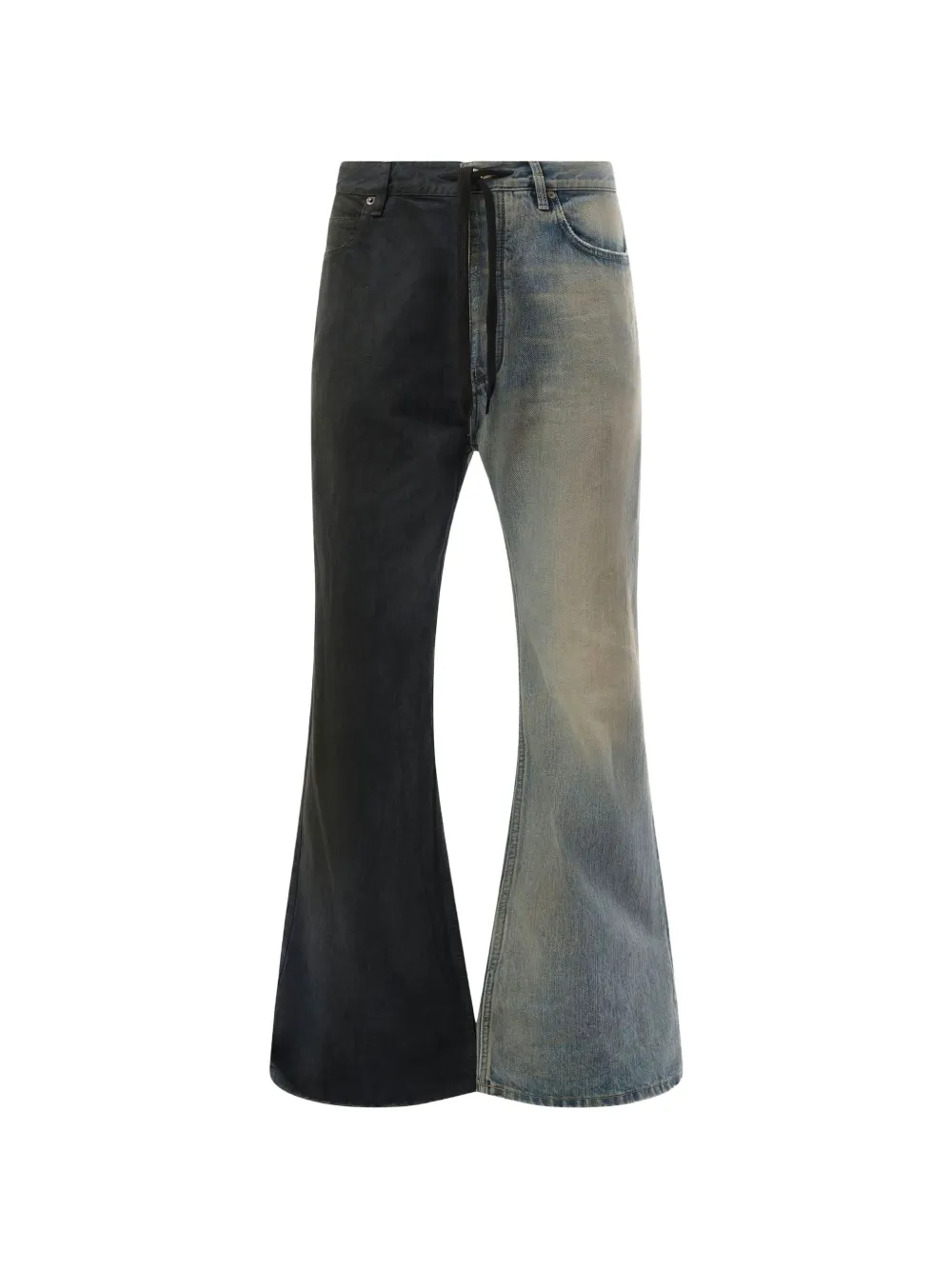 Balenciaga Fifty-Fifty distressed loose-fit jeans - Schwarz