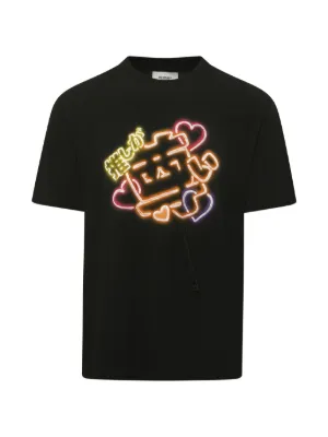 Doublet Tenbuyer graphic-print T-shirt | Black | FARFETCH AO