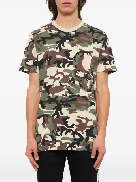 Mastermind Japan camouflage-print logo-print T-shirt