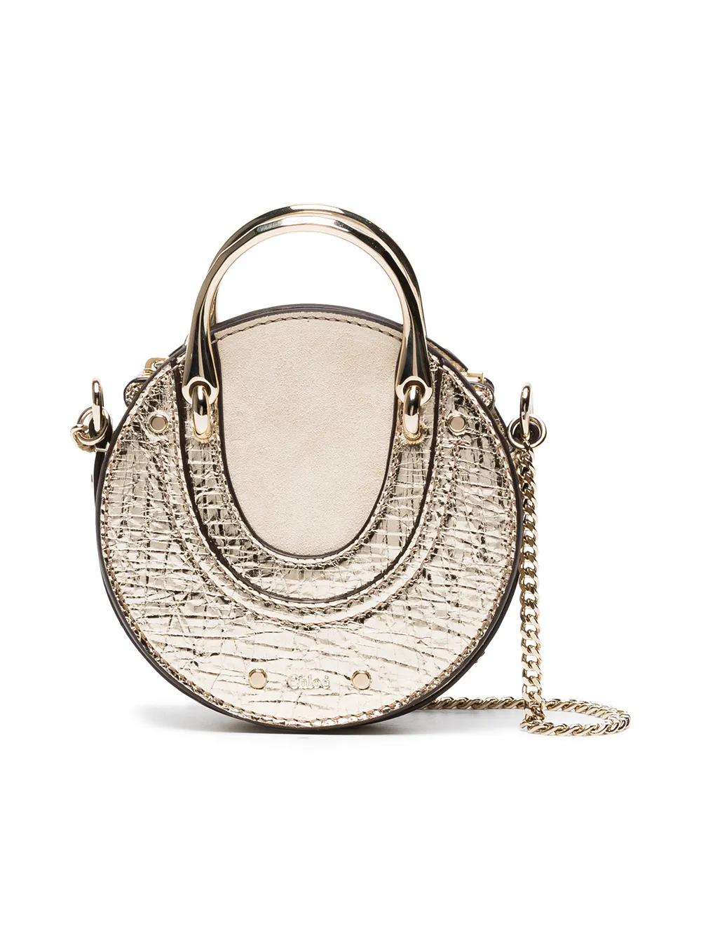 Chloé Mini Pixie Crossbody Bag in Gold - 9DA GOLD