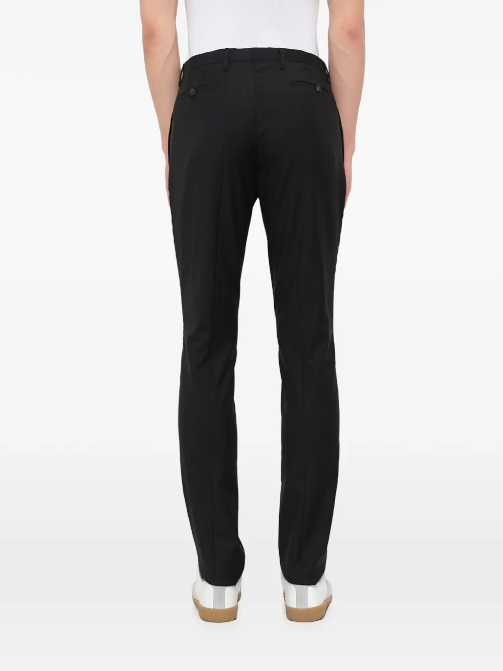 Lanvin Broek met riemlussen Zwart