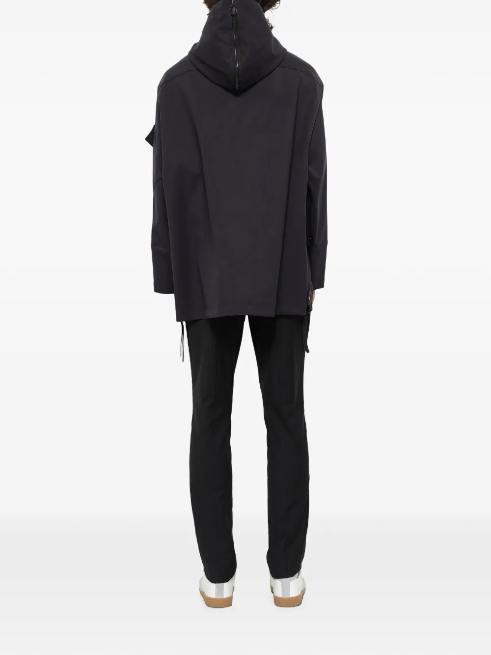 Lanvin Parka met capuchon en rits Blauw