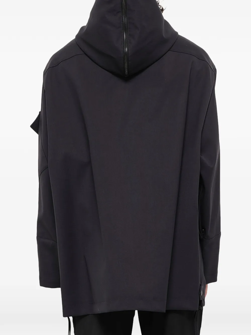 Lanvin Parka met capuchon en rits Blauw