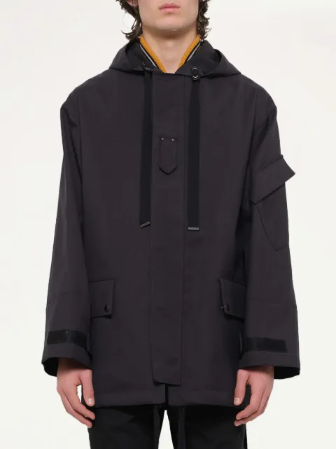 Lanvin parka zippée à capuche