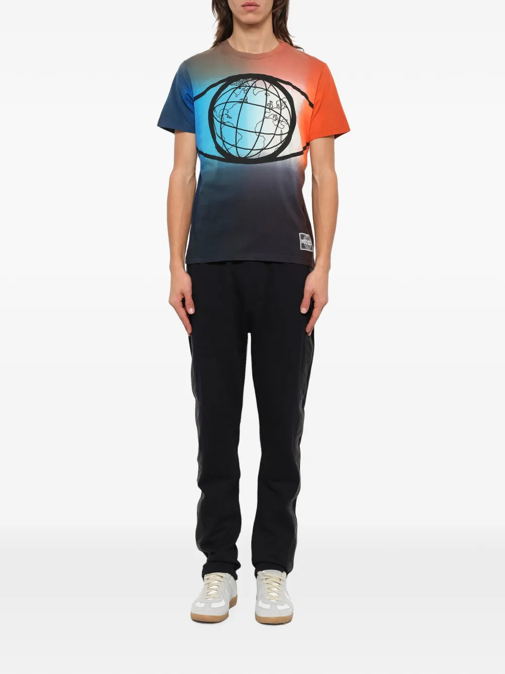 Kenzo T-shirt met print Oranje