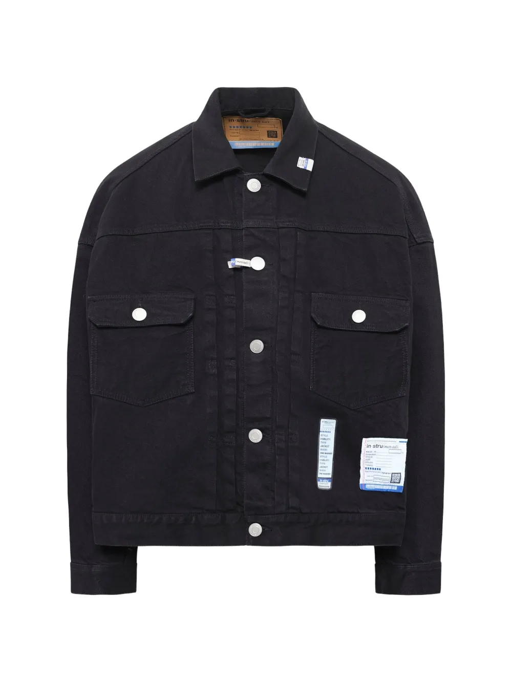 Maison MIHARA YASUHIRO patch-detail denim jacket - Nero