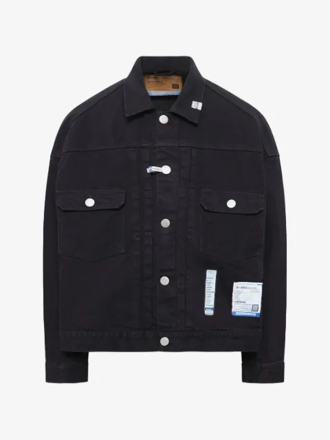 Maison MIHARA YASUHIRO veste en jean à détails patch