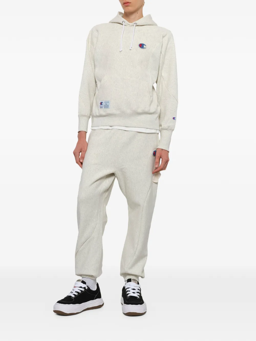 Undercover Hoodie met logopatch Beige