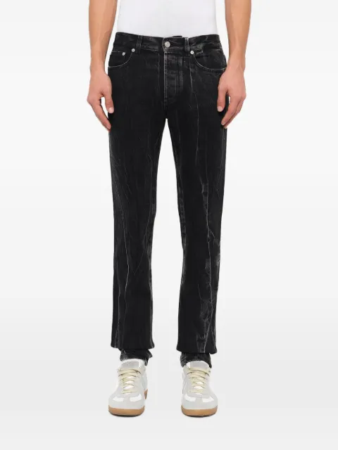 Givenchy lightning-bolt-embroidery jeans