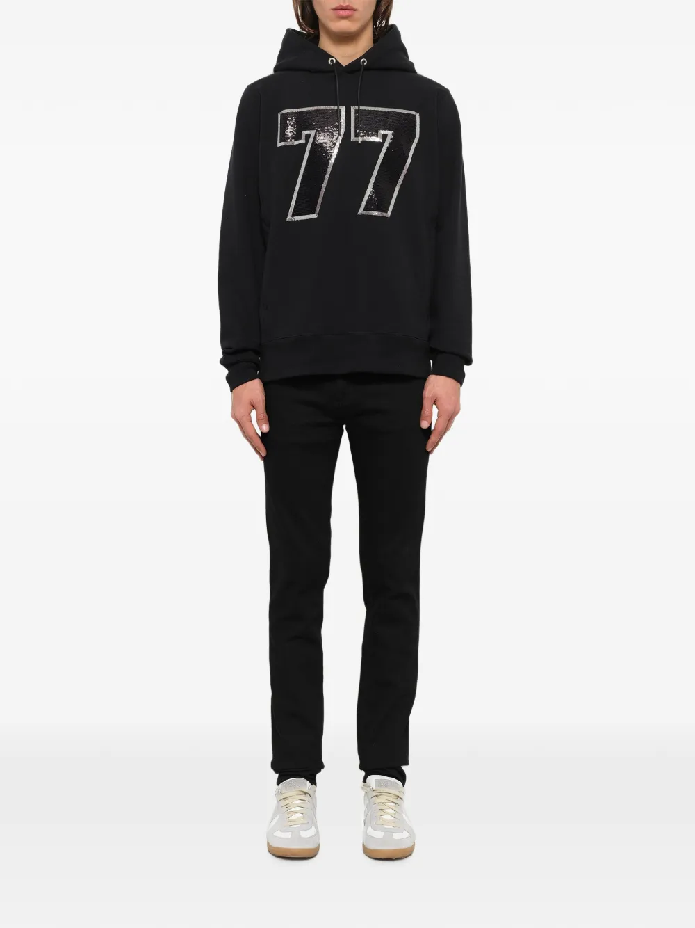 Mastermind Japan Hoodie verfraaid met pailletten Zwart