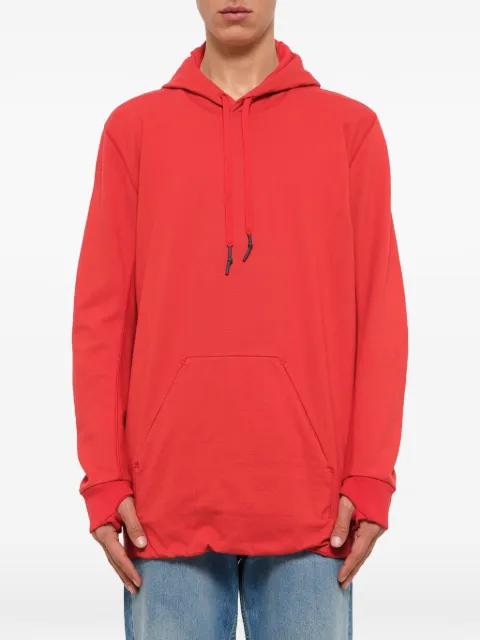 11 By Boris Bidjan Saberi drop-shoulder drawstring hoodie