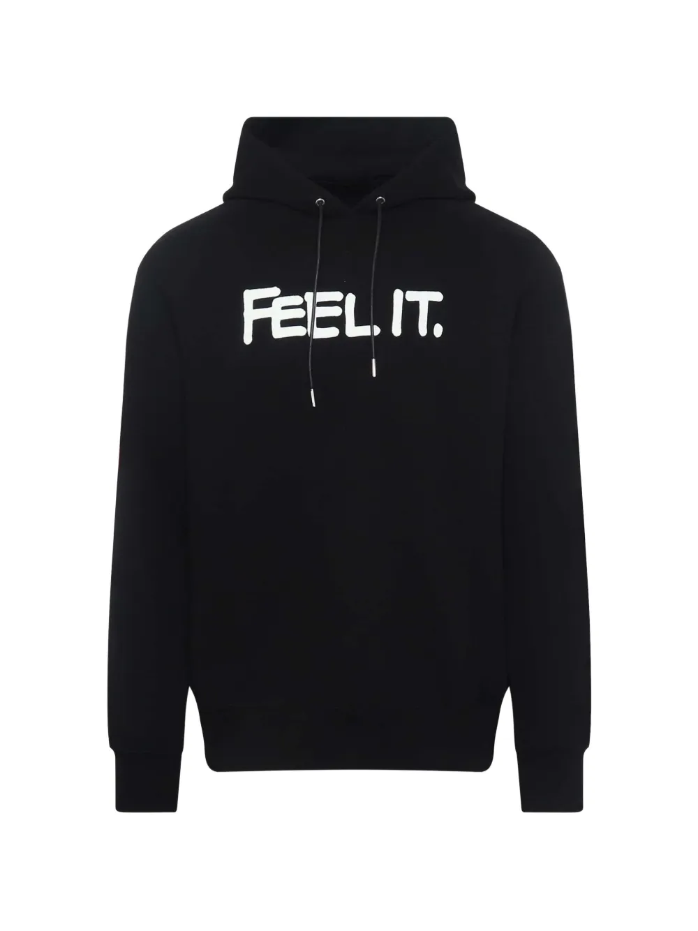 sacai Eric Haze slogan-print hoodie - Nero