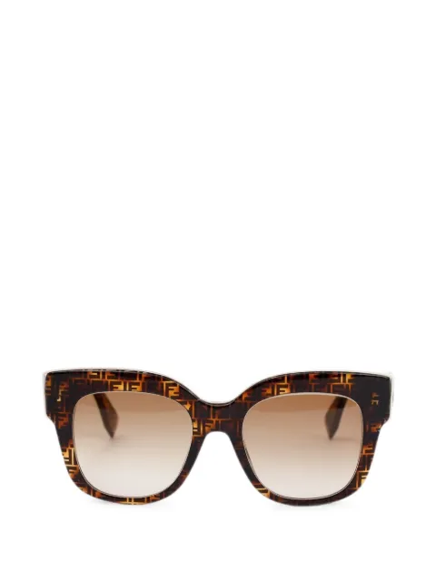 FENDI FF-monogram cat-eye sunglasses