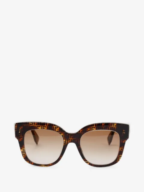 FENDI FF-monogram cat-eye sunglasses