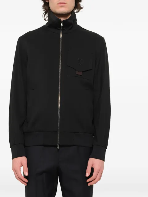Wooyoungmi logo-embroidered track jacket