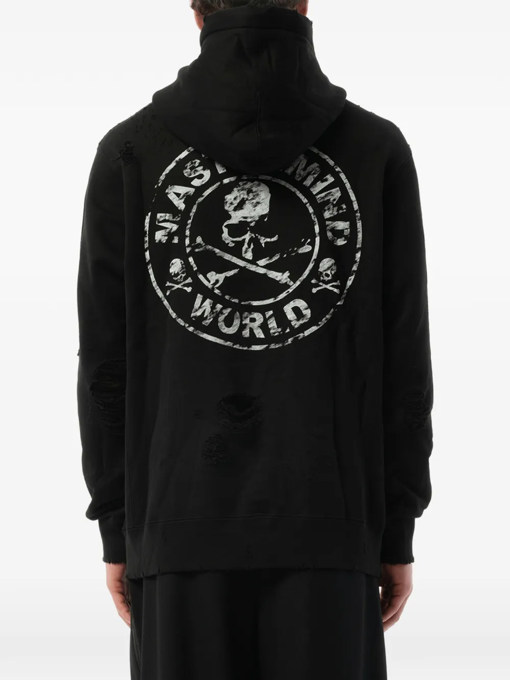 Mastermind Japan Hoodie met logoprint Zwart