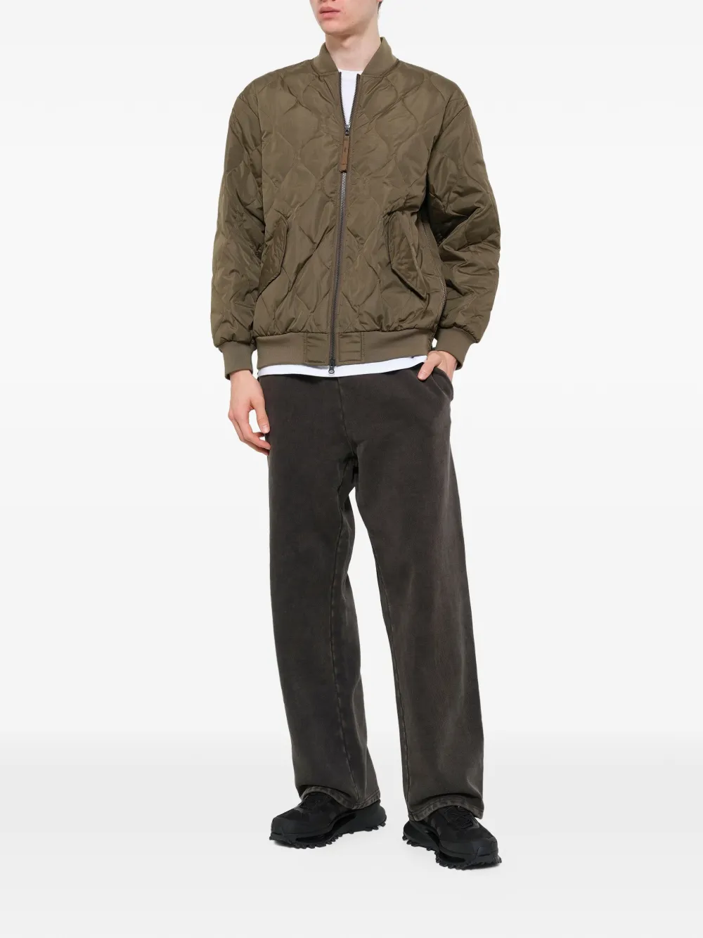 Taion Military MA-1 gewatteerd jack Groen