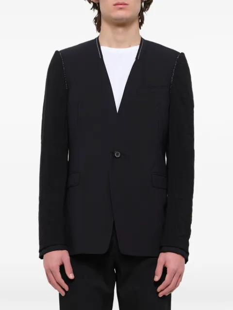 Lanvin inside-out collarless jacket