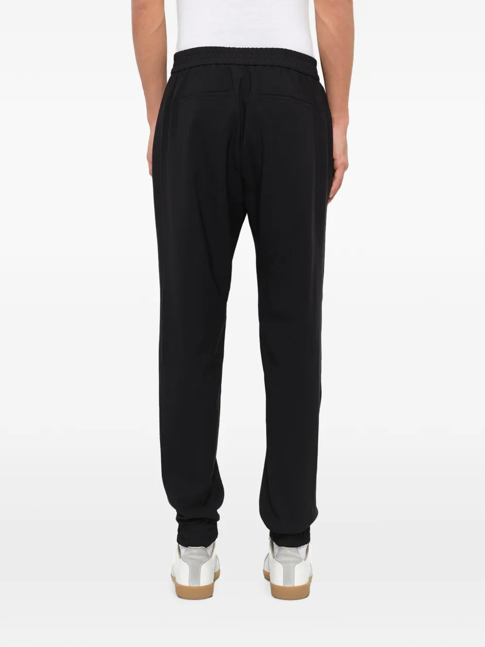 Juun.J Broek met elastische cuffs Zwart