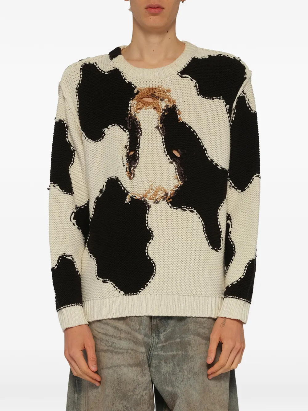  Doublet Pull Acting Cow - Blanc 