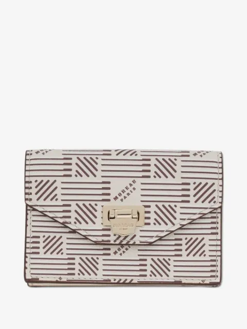 Moreau logo-print wallet