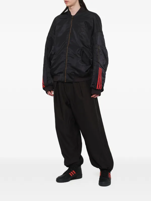  アディダス Willy Chavarria パンツ ブラック Willy Chavarria x Adidas ツイルパンツ | ブラック | FARFETCH JP