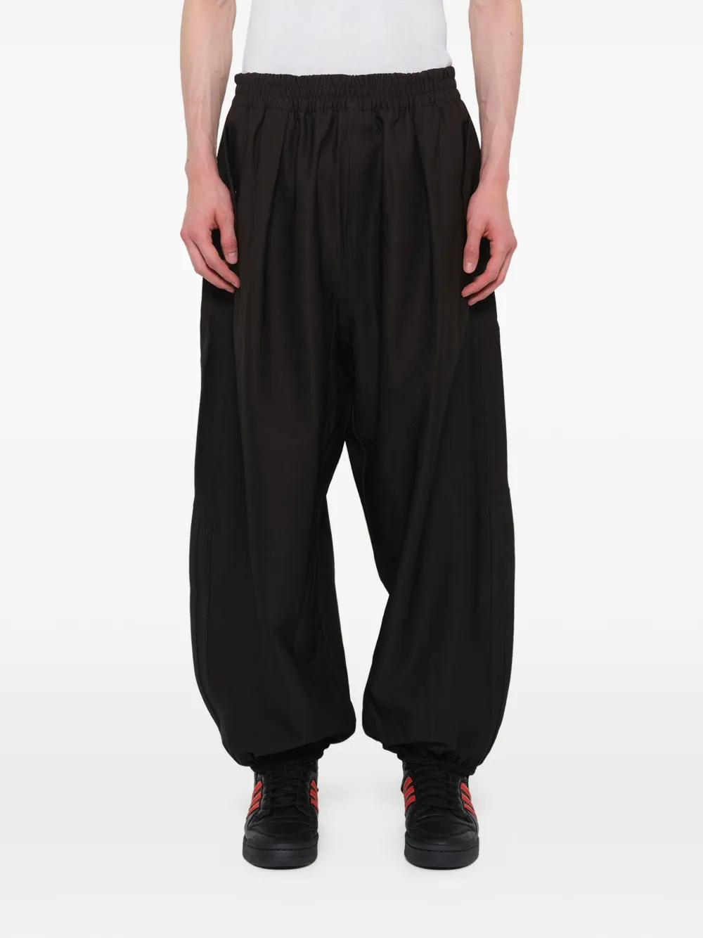 Willy Chavarria x Adidas twill pants - Nero