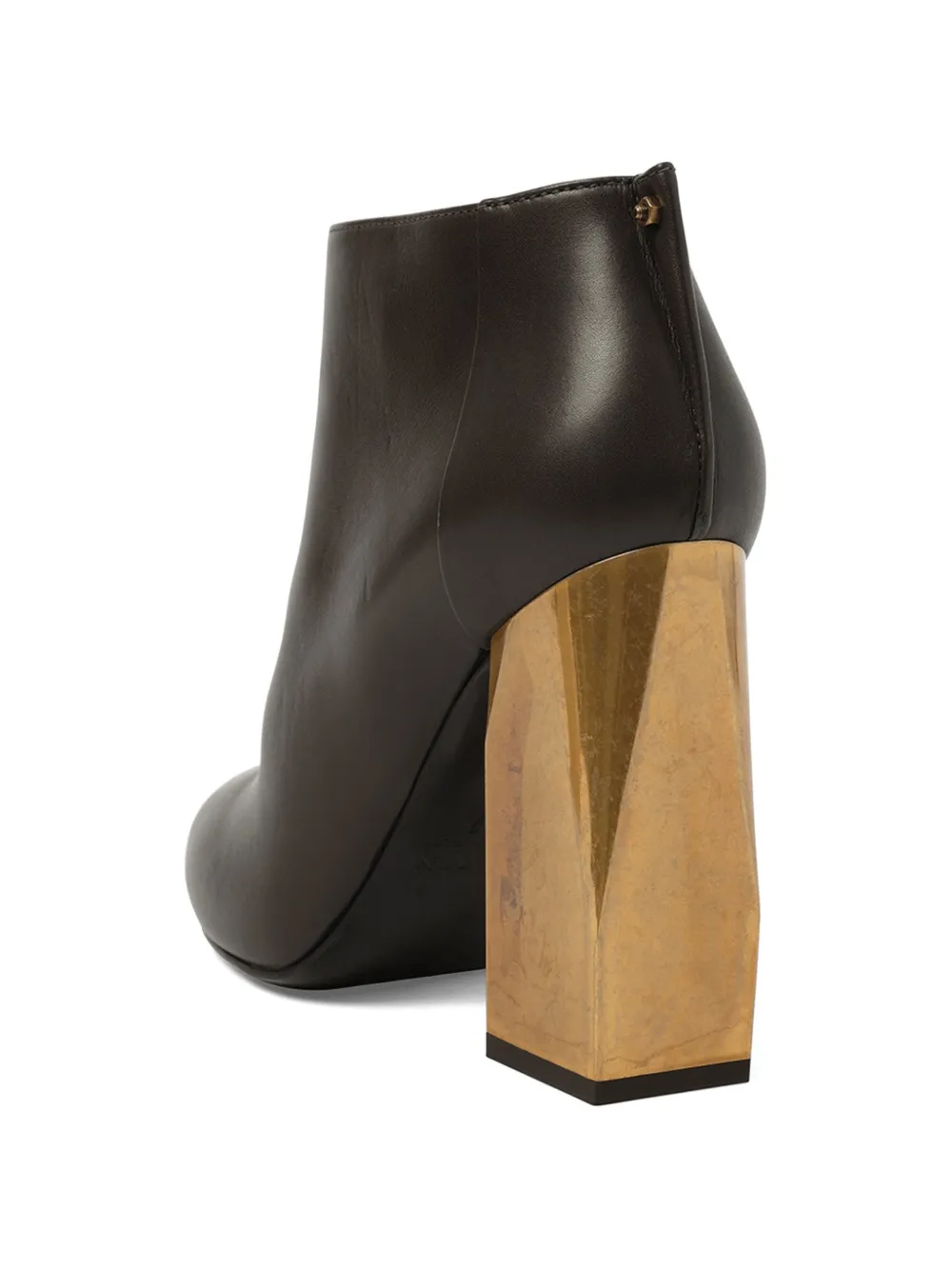 Lanvin sculptural-heel ankle boots Zwart
