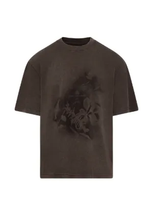 MM6 Maison Margiela saxophone-print T-shirt | Black | FARFETCH