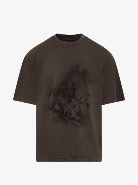 Feng Chen Wang t-shirt à motif végétal