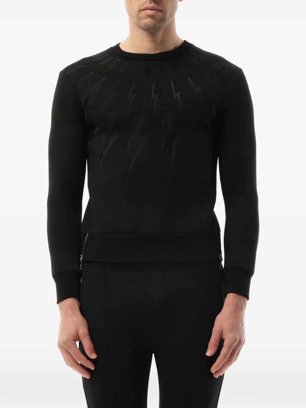 Neil Barrett Thunderbolt sweatshirt - Schwarz