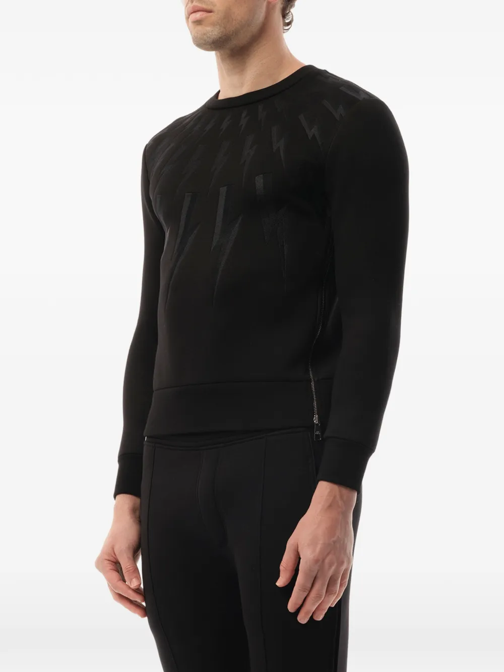  Neil Barrett Sudadera Thunderbolt - Negro 
